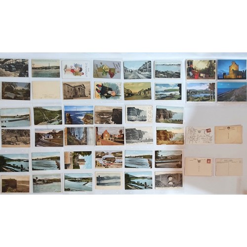 14 - Postcards Ardnacrusha and Clare: Collection of Postcards from the early-mid 1900's onwards depicting... 