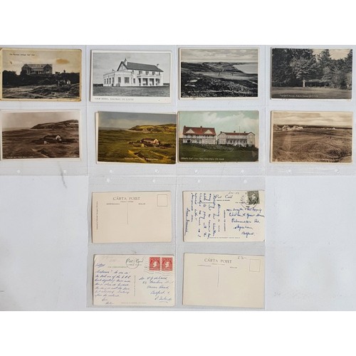 17 - Postcards Irish Golf Clubs: Collection of Postcards from the early-mid 1900's onwards depicting scen... 