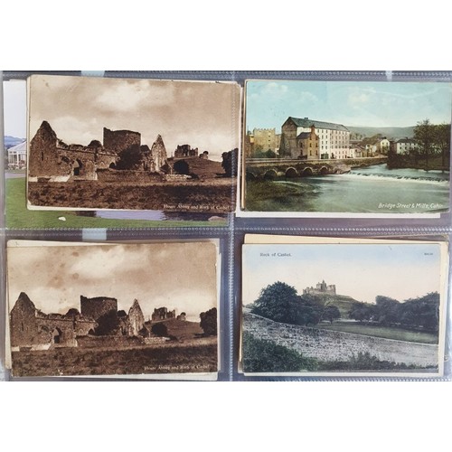 18 - Postcards Tipperary: Collection of Postcards from the early-mid 1900's onwards depicting scenes such... 