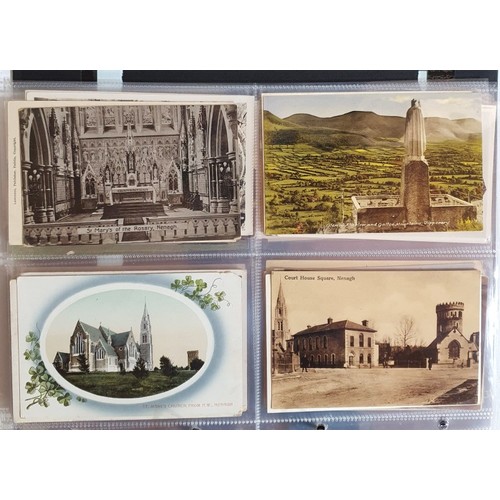 18 - Postcards Tipperary: Collection of Postcards from the early-mid 1900's onwards depicting scenes such... 