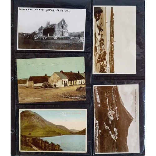 19 - Postcards Galway: Collection of Postcards from the early-mid 1900's onwards depicting scenes such as... 