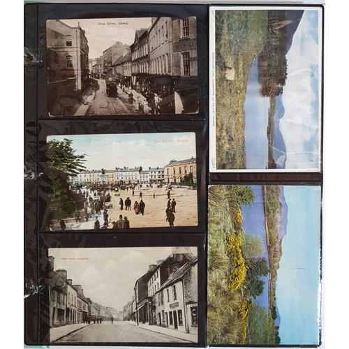 19 - Postcards Galway: Collection of Postcards from the early-mid 1900's onwards depicting scenes such as... 