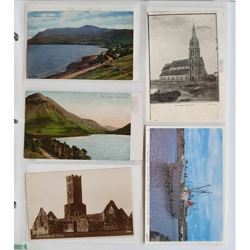 19 - Postcards Galway: Collection of Postcards from the early-mid 1900's onwards depicting scenes such as... 