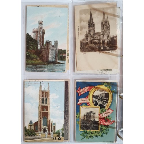 20 - Postcards Cork: Collection of Postcards from the early-mid 1900's onwards depicting scenes such as S... 
