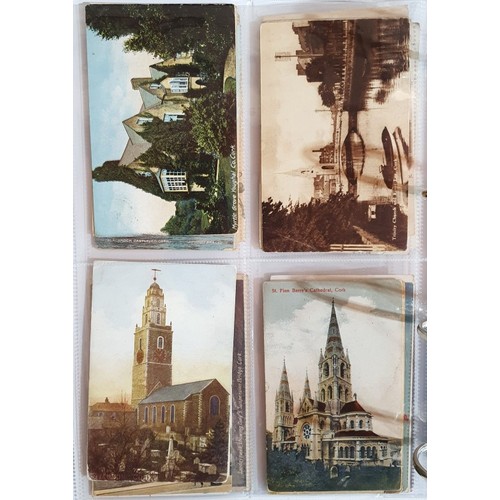 20 - Postcards Cork: Collection of Postcards from the early-mid 1900's onwards depicting scenes such as S... 