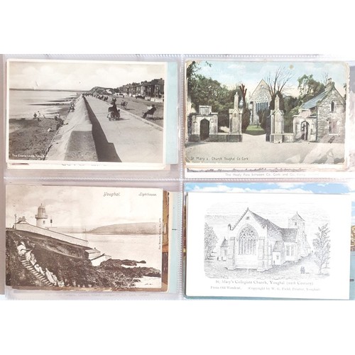 21 - Postcards Cork: Collection of Postcards from the early-mid 1900's onwards depicting scenes such as T... 