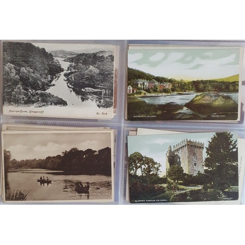 21 - Postcards Cork: Collection of Postcards from the early-mid 1900's onwards depicting scenes such as T... 