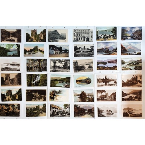 22 - Postcards Kerry: Collection of Postcards from the early-mid 1900's onwards depicting scenes such as ... 