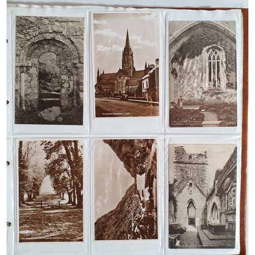 24 - Postcards Kerry: Collection of Postcards from the early-mid 1900's onwards depicting scenes such as ... 