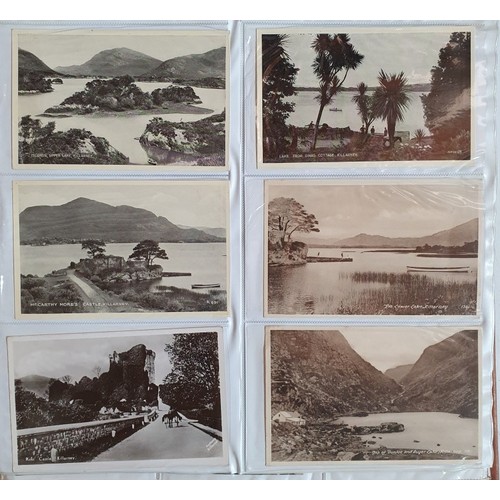 24 - Postcards Kerry: Collection of Postcards from the early-mid 1900's onwards depicting scenes such as ... 