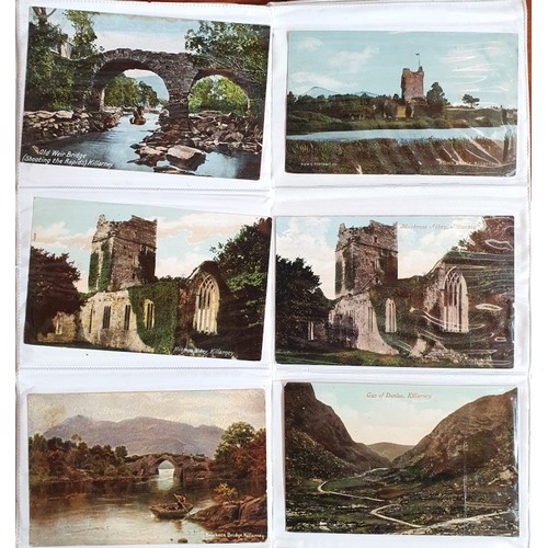 24 - Postcards Kerry: Collection of Postcards from the early-mid 1900's onwards depicting scenes such as ... 