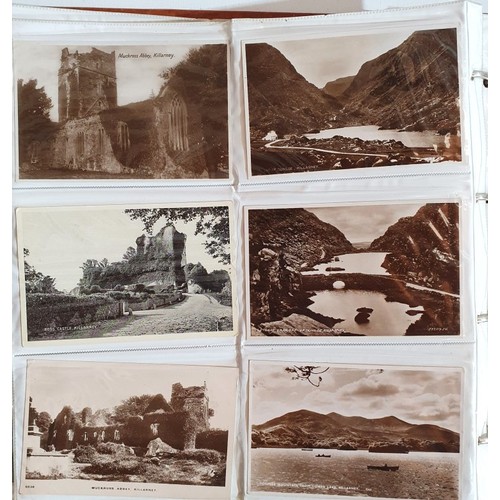 24 - Postcards Kerry: Collection of Postcards from the early-mid 1900's onwards depicting scenes such as ... 