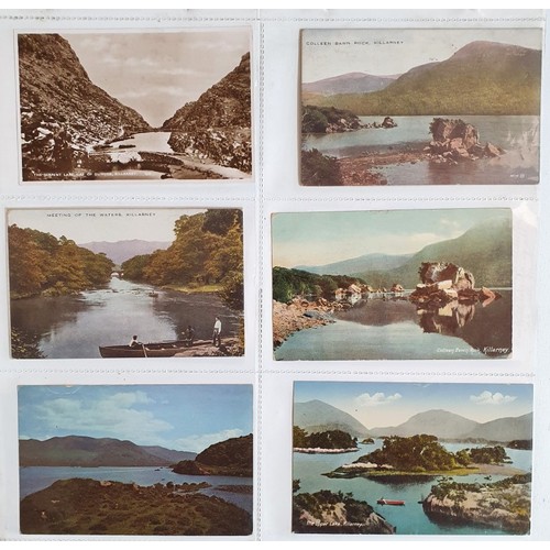 24 - Postcards Kerry: Collection of Postcards from the early-mid 1900's onwards depicting scenes such as ... 