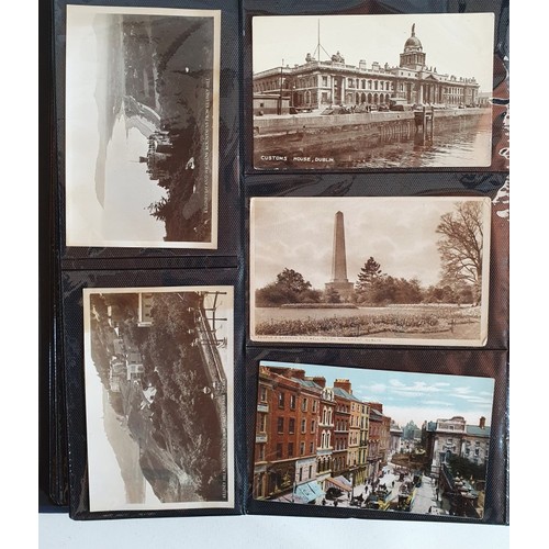 25 - Postcards Dublin: Collection of Postcards from the early-mid 1900's onwards depicting scenes such as... 
