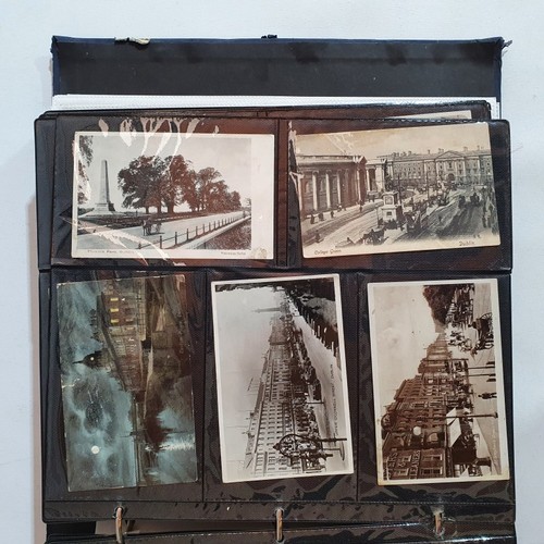 25 - Postcards Dublin: Collection of Postcards from the early-mid 1900's onwards depicting scenes such as... 