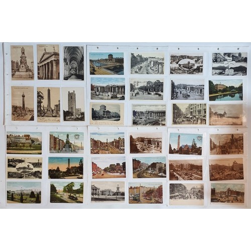 26 - Postcards Dublin: Collection of Postcards from the early-mid 1900's onwards depicting scenes such as... 