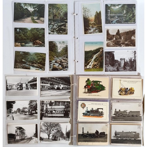 27 - Postcards Wicklow: Collection of Postcards from the early-mid 1900's onwards depicting scenes such a... 