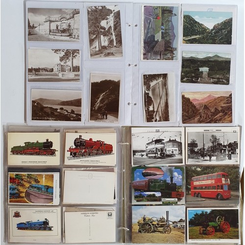 27 - Postcards Wicklow: Collection of Postcards from the early-mid 1900's onwards depicting scenes such a... 