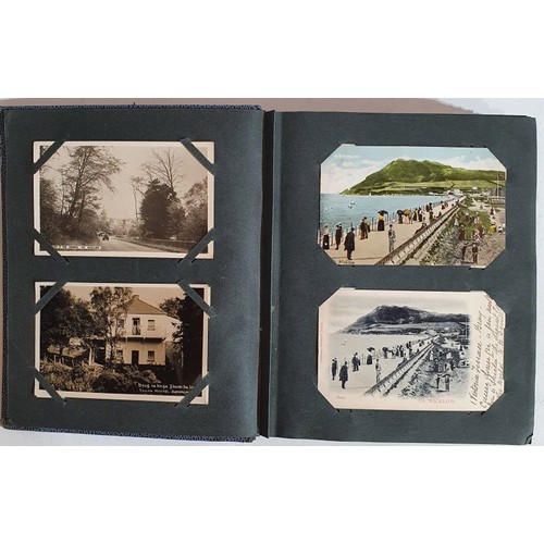 27 - Postcards Wicklow: Collection of Postcards from the early-mid 1900's onwards depicting scenes such a... 