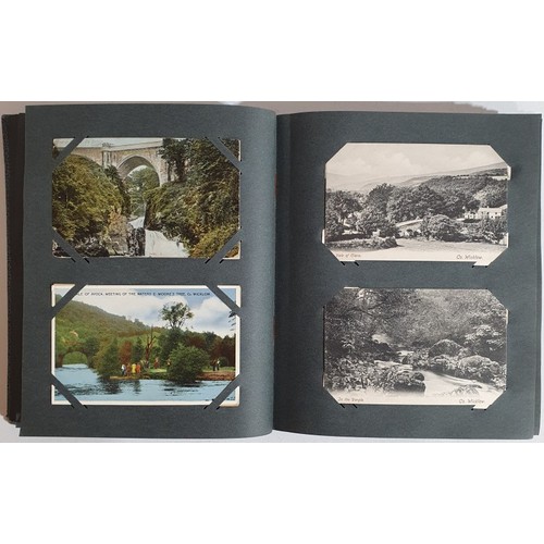27 - Postcards Wicklow: Collection of Postcards from the early-mid 1900's onwards depicting scenes such a... 