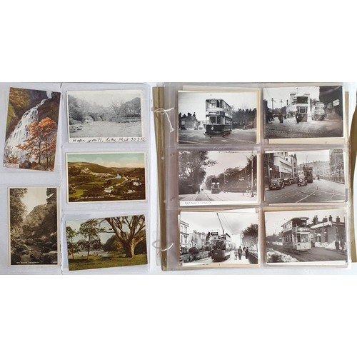 27 - Postcards Wicklow: Collection of Postcards from the early-mid 1900's onwards depicting scenes such a... 