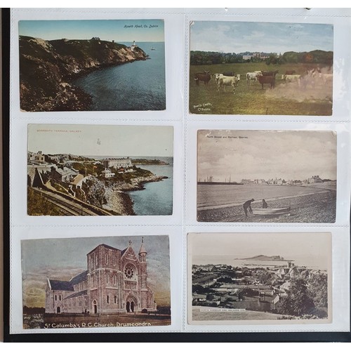 28 - Postcards Dublin: Collection of Postcards from the early-mid 1900's onwards depicting scenes such as... 