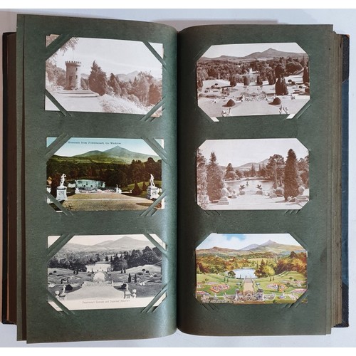 29 - Postcards Wicklow: Collection of Postcards from the early-mid 1900's onwards in an attractive Victor... 