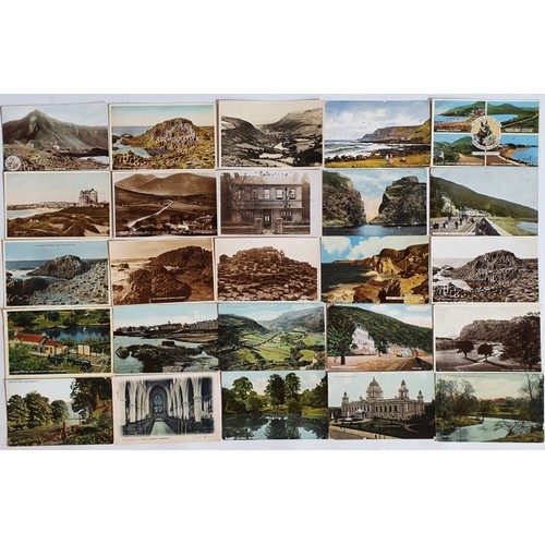 30 - Postcards Northern Ireland: Collection of Postcards from the early-mid 1900's onwards depicting scen... 