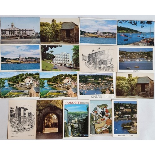 31 - Postcards: A collection of Irish Coloured postcards featuring the counties of Offaly, Clare, Cork, D... 