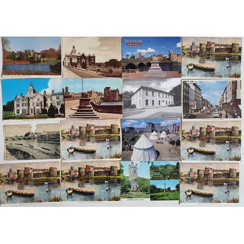 31 - Postcards: A collection of Irish Coloured postcards featuring the counties of Offaly, Clare, Cork, D... 