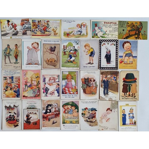 35 - Postcards: A collection of mainly vintage 