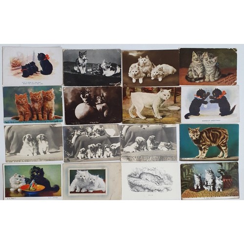 37 - Postcards: An extensive collection of Postcards relating to Boats, Planes, Trains, Cats etc (c380)&n... 