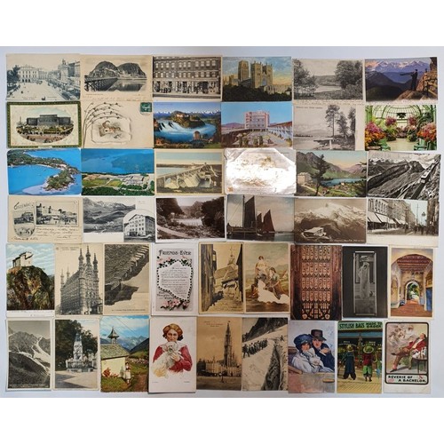 40 - Postcards: An extensive collection of World interest Postcards (c950) Possible some duplicates