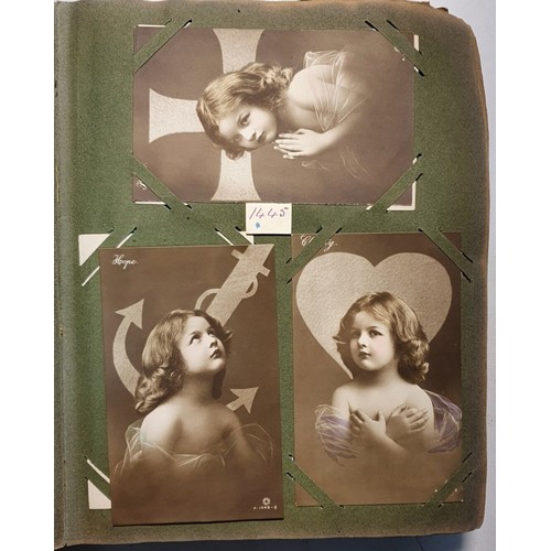 42 - Postcards: Collection of Vintage coloured Childrens Postcards (c400) Plus a collection of Postcards ... 
