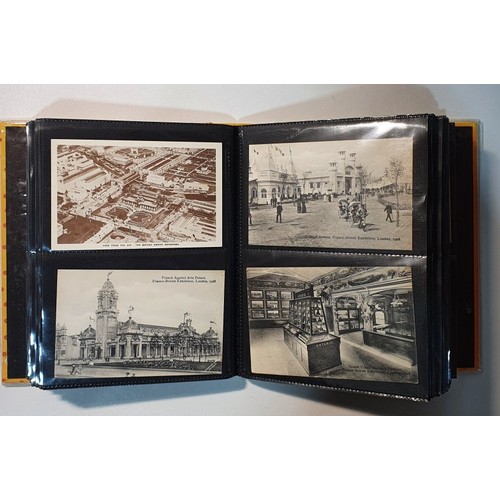 43 - Postcards- Exhibitions, Paris 1900, Earls Court 1903, London 1908, Japan-British Exhibation 1910, Br... 