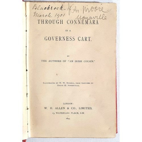 31 - SOMERVILLE, E. OE., & Martin Ross - Through Connemara in a Governess Cart, published by W. H. Al... 