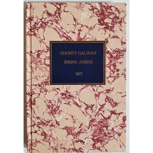 33 - County of Galway - Spring Azzizes 1872. Rare provincial imprint . Printed at the 