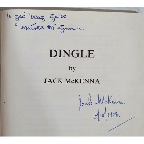 34 - Dingle interest. Presentation copy of Dingle by Jack McKenna. 1985; Geology of Dingle Bay and 9 othe... 