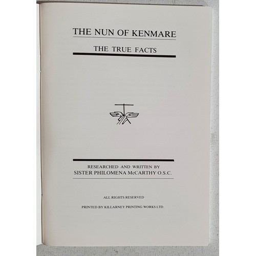 35 - The Nun of Kenmare the true facts researched and written by Sister Philomena McCarthy O.S.C. Kenmare... 