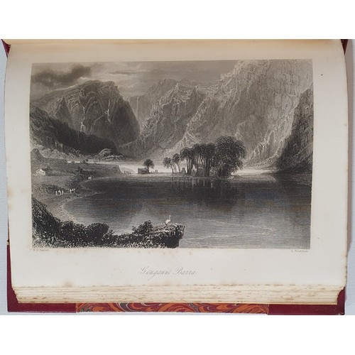 36 - Mr & Mrs S.C. Hall. A Week at Killarney. 1858. 1st. Numerous steel engravings, maps & text i... 