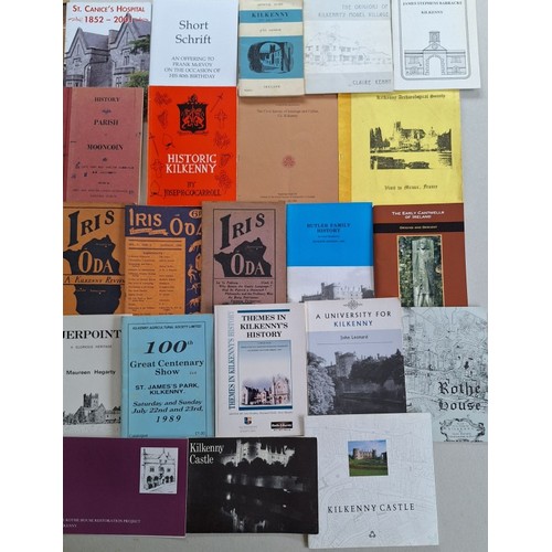 45 - Kilkenny Interest: Approximately eighteen booklets/pamphlets of various aspects of Kilkenny history ... 