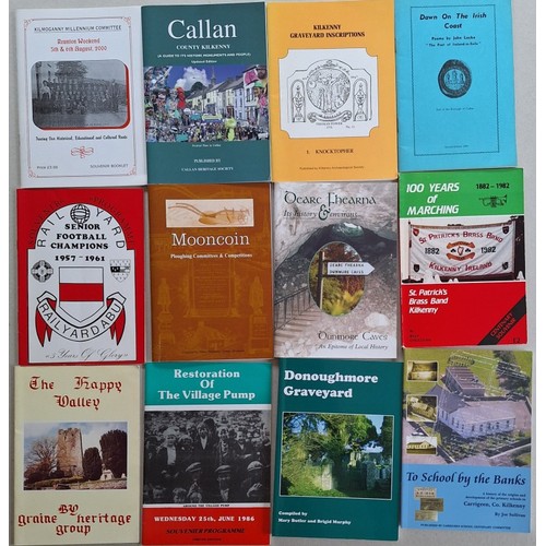 49 - Kilkenny Interest: Large collection (c. 30) varied books and pamphlets relating to Co. Kilkenny, inc... 