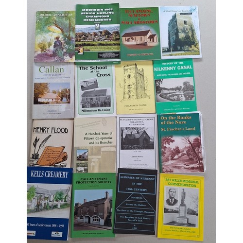 49 - Kilkenny Interest: Large collection (c. 30) varied books and pamphlets relating to Co. Kilkenny, inc... 