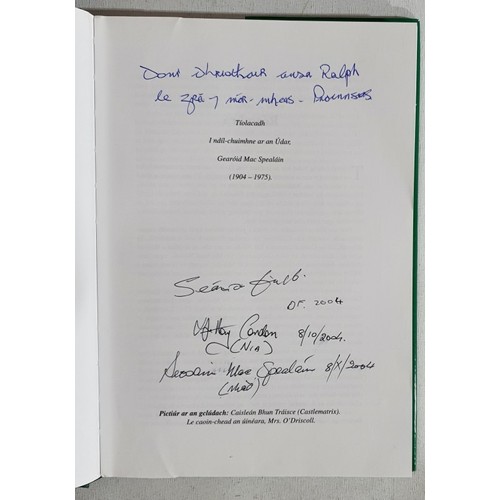 58 - Dedication from author and others associated . Ui Conaill Gabhra a stair. A History of West County L... 