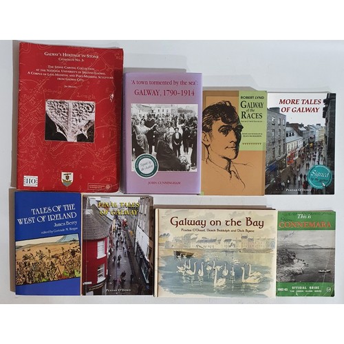 32 - Galway: This is Connemara - Official Guide 1963-63 with coloured folding map; A Town Tormented by th... 