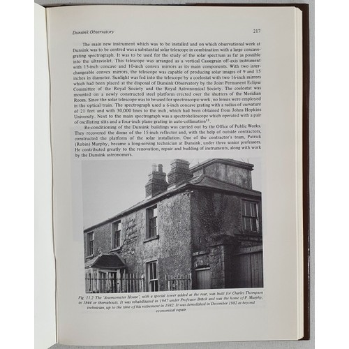 7 - P.A. Wayman - Dunsink Observatory, 1785-1985: A Bicentennial History, published by Royal Dublin Soci... 