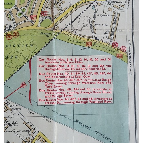 12 - Bacon's Large Scale Plan Of Dublin. 