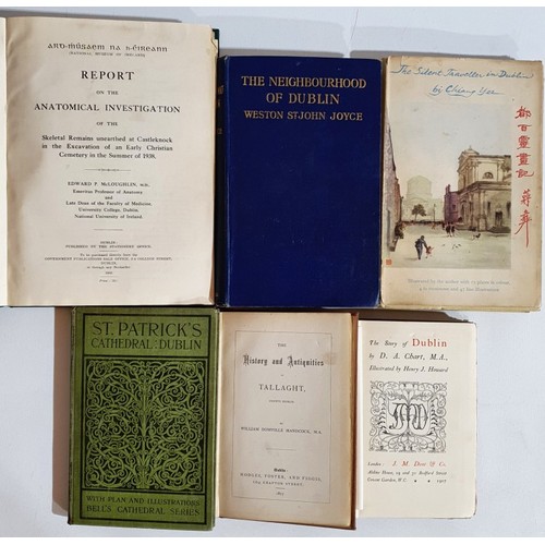 16 - Neighbourhood of Dublin. St. John Joyce. 1912; Medieval Towns. Dublin. Chart. 1907; Silent Traveller... 