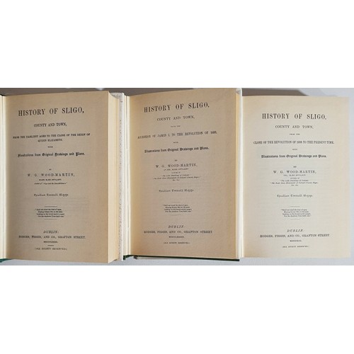 28 - History of Sligo Vol. I-III William Gregory Wood-Martin Published by Dodd's Antiquarian Books; Sligo... 