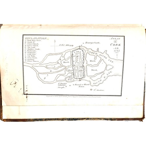 20 - F.H. Tuckey. The County and City of Cork Remembrancer. 1837. 1st. With 2 maps. Contemporary half cal... 